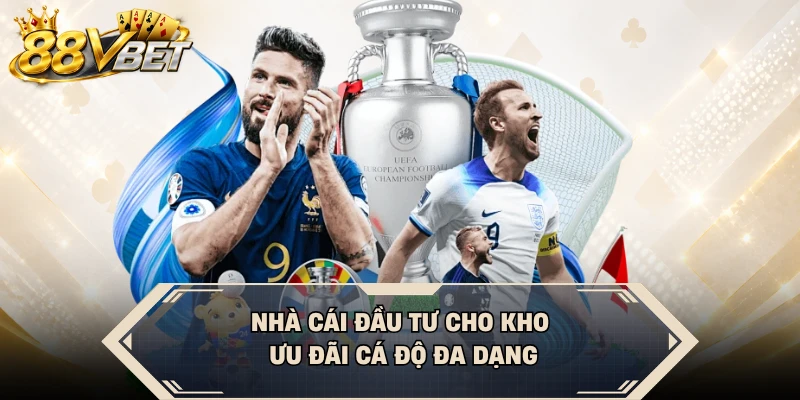Nhà cái đầu tư cho kho ưu đãi cá độ đa dạng