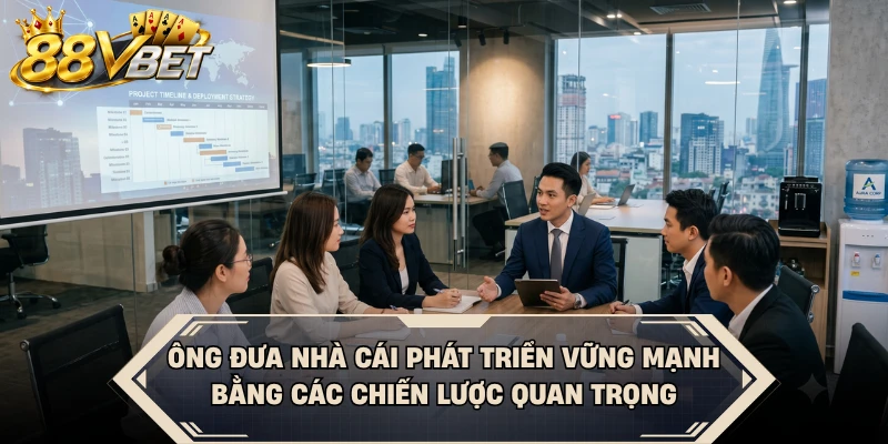 Ông đưa nhà cái phát triển vững mạnh bằng các chiến lược quan trọng
